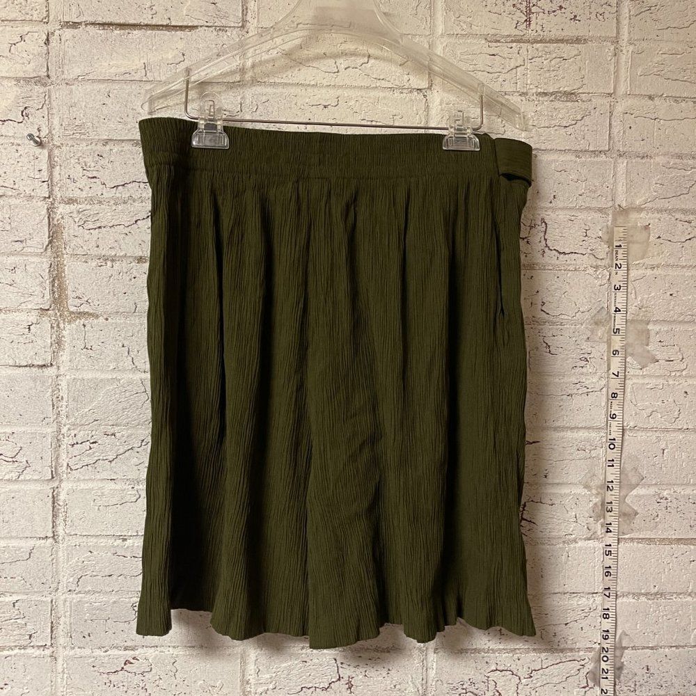 VINTAGE Studio C shorts Green Plus Size Curvy 18